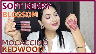 NUEVOS TONOS STUDIO LOOK | SWATCHES Y COMPARACIONES | Blossom Mocaccino Redwood Soft Berry IAMGLADYS