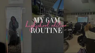 My Realistic 6AM Highschool Morning Routine + mini vlog || iamsanaii