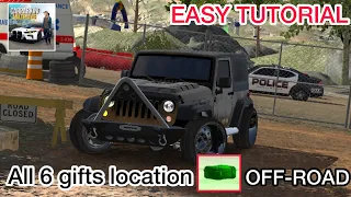 All 6 gifts in off-road location | Car parking multiplayer