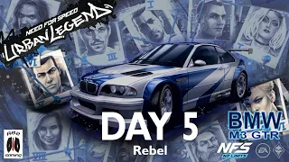 Need For Speed: No Limits | BMW M3 GTR (Day 5) | NFSNL Urban Legend With Material Guide