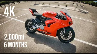 6 Month Review - 2023 Panigale V2 (4K)