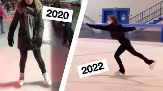 two year figure skating progress – adult beginner