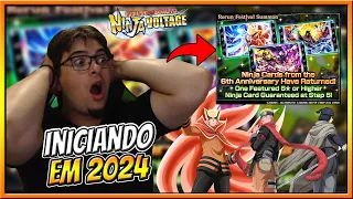 INICIANDO UMA CONTA EM 2024 !!! MELHOR COMEÇO DE JOGO ??? NARUTO X BORUTO NINJA VOLTAGE