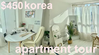 My $450 Korea Apartment Tour 🏠 Oceanfront Studio in Busan