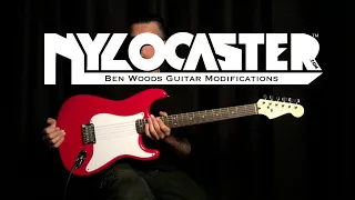 RED NYLOCASTER - Ben Woods - Nylon Stringed Electric Guitar