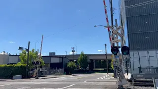 Union Pacific Mixed Freight Meet With Amtrak Coast Starlight in Portland, OR [5-8-25]