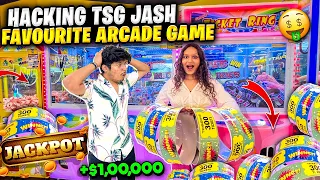 Hacking Tsg Jash Most Favourite Arcade Games🕹️ And Buying For Him😨| Biggest Jackpot | Nidhi Parekh