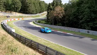 Miami blue Porsche gt3 rs- Wipperman-Nurburgring Nordschleife