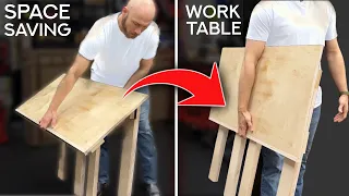Portable & Affordable Folding Work Table for Small Spaces