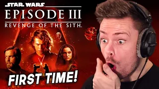 First Time Reaction to Star Wars Revenge of the Sith!