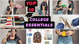 Top 10 ✅ College Essentials Every Girl IGNORES 😱College Backpack Shopping 😍 Amazon