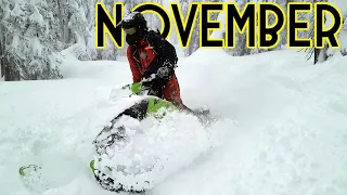 Revelstoke November has the DEEPEST SNOW!