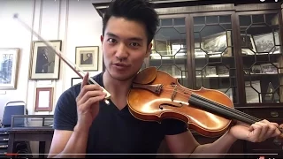 Masterclass with Ray Chen: Upbow staccato