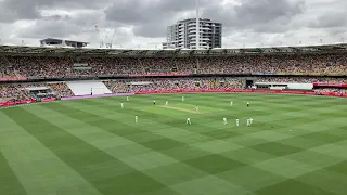 First Ball of the Ashes 2021/22 Crowd View