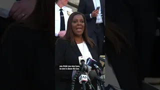 NY Attorney General Letitia James says 'justice will prevail' ahead of Trump fraud trial