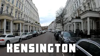 Kensington walk - London side streets and big houses