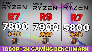 r7 7800x3d vs r9 7900x3d vs R7 5800x3d vs R9 7950x3dv AMD RYZEN R7 7800X3D + RTX 4090 OC gaming test