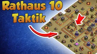 Rathaus 10 Angriffsstrategie (Ohne Belagerungsmaschine) | Queen Charge Dragon