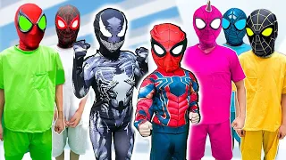 Game GTA 5 Superhero in Real Life | Movie Spider Man vs Bad Guy Joker, venom, rescue SpiderMan Kid