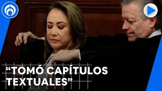 La tesis de Yasmín Esquivel fue un “copy paste”: Zedryk Raziel