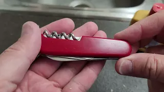 Swiss Army Knife Waiter Restoration SAK, fixing damaged tip