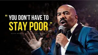 YOU DON'T HAVE TO STAY POOR | Steve Harvey #thelifecoach #tlcc #motivation  #motivationalspeech