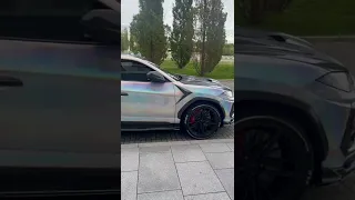 Chelsea footballer Aubameyang’s Lamborghini Urus 😱