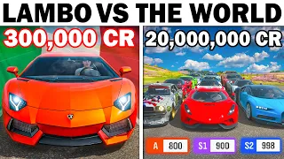 Forza Horizon 4 | Lamborghini Aventador VS The World | The Best V12 Supercar Ever Made?