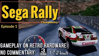 Sega Rally [Ep.1] - Retro PC Gameplay [NVIDIA TNT2 M64- PIII 500] [No Commentary]