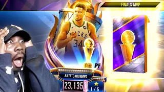 PINK DIAMOND FINALS MVP GIANNIS In PACK OPENING! NBA 2K Mobile Season 3