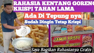 RESEP KENTANG GORENG KRISPI DARI PEDAGANG BAIK,Biar Krispinya Tahan Lebih Lama 3 Jam masih kres