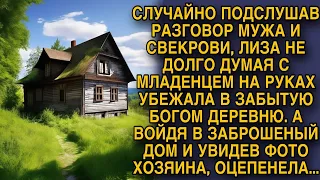 Случайно подслушав разговор мужа и свекрови, Лиза сбежала в глухую деревню, а увидев фото хозяина...