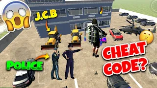 NEW UPDATE OF INDIAN BIKE DRIVING 3D 😱 | JCB,POLICE STATION & NEW CARS CHEAT CODES | MAXER