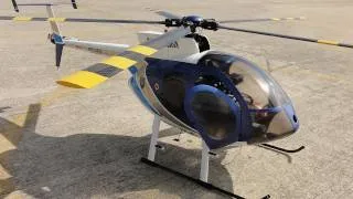 RC Hughes MD530-F ( T-Rex 600 ) Custom Rotorhead / Scale Details