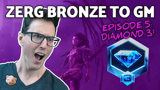 StarCraft 2 - Zerg Bronze to GM #5: Diamond 3 (B2GM)