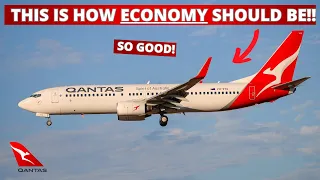 Qantas Airways Boeing 737-800 Economy Class from Melbourne to Sydney - Excellent!!
