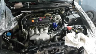 Honda Accord CL9 Turbo - First start