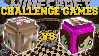 Minecraft: LITTLE KELLY VS GAMINGWITHJEN CHALLENGE GAMES - Lucky Block Mod - Modded Mini-Game