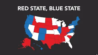 What does it mean to be a red state or a blue state?