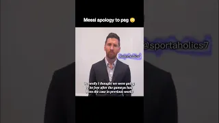 Messi apology to psg ❤️ #shorts#football#soccer#psg#messi#viral