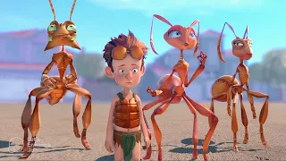 طفل بيضايق النمل فبيخطفوه وبيعاقبوه  وبيبقي نمله زيهم | ملخص فيلم the ant bull