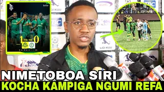 ALLY KAMWE AMVAA REFA BILA UOGA/ KOCHA KAMPIGA NGUMI REFA/ TUPEWE KOMBE LETU TU.....