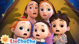 Shadow Monsters in the Dark | Let's Sleep Together + More LiaChaCha Nursery Rhymes & Baby Songs