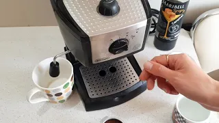 ☕ Кофеварка эспрессо DELONGHI EC 155 - делаем латте в домашних условиях