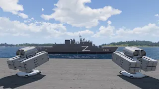 Today, Russian Warships Failed To Escape Ukrainian Neptune Anti-Ship Cruise Missiles - ARMA 3