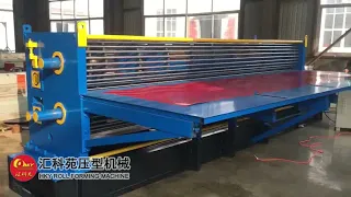 Roof Sheet Making Machine, Horizontal Barrel type Corrugated