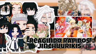 hashiras reagindo rap dos jinchuurikis💨(gacha club)💨