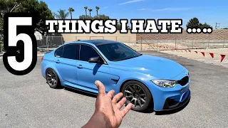 5 THINGS I HATE ABOUT MY BMW F80 M3!!