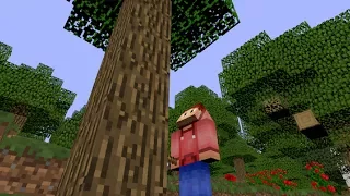 If Trees Were Affected by Gravity (Minecraft Animation)