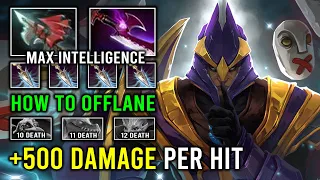 How to Offlane Silencer +500 Damage Per Hit Max Intelligence 100% Counter Everyone Dota 2